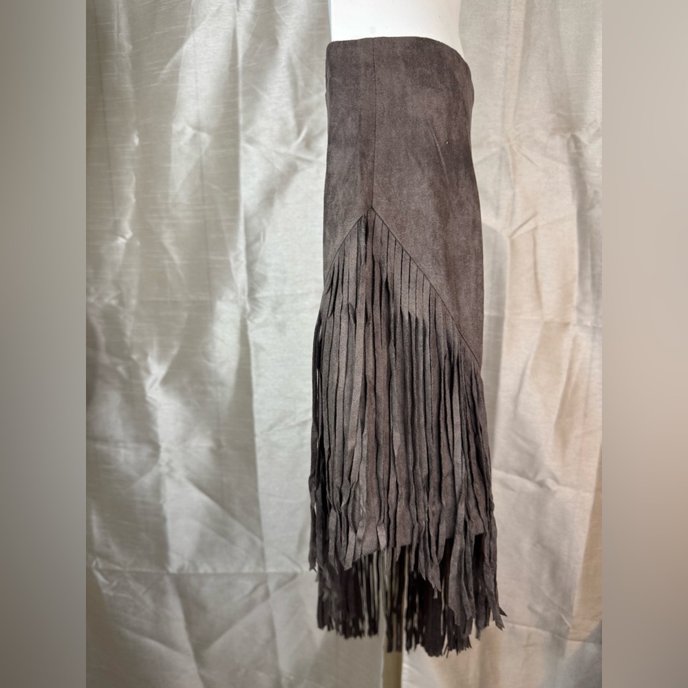 NWOT Wishlist Gray Asymmetrical Skirt Night Out - Picture 4 of 8